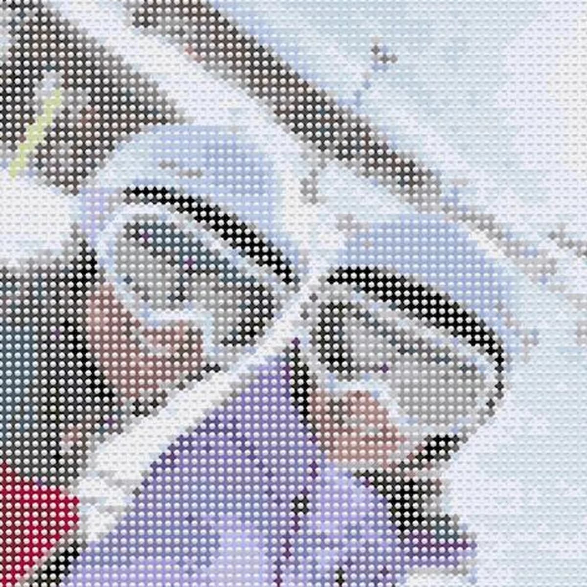 Travel snapshot and its stitched canvas — stitched canvas